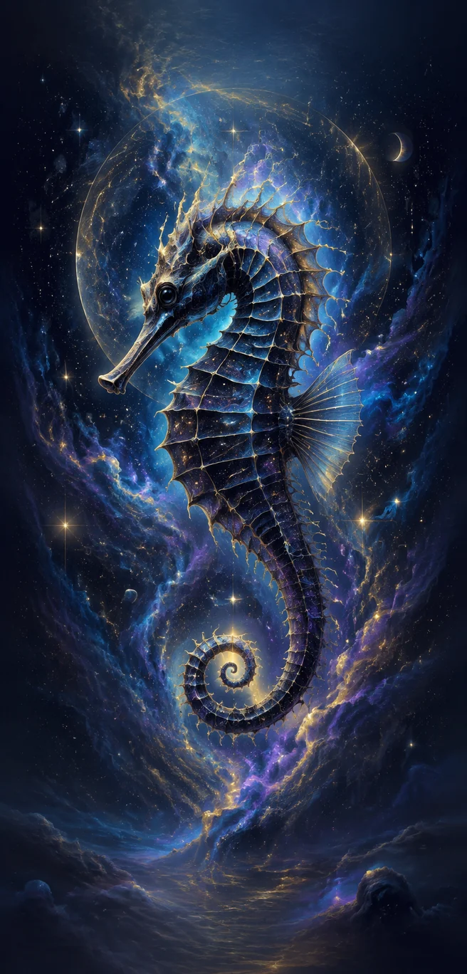 Caballito de mar astral
