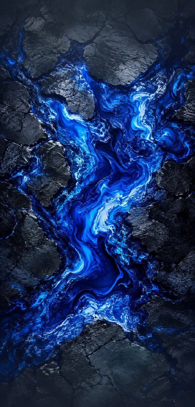 Lava azul