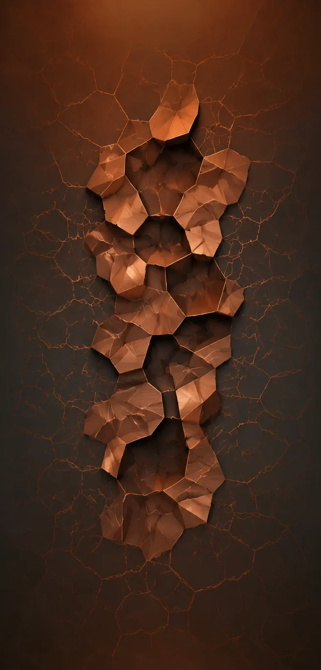 Voronoi de cobre