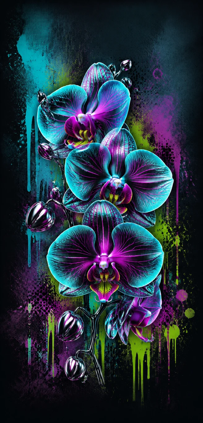 Orquídea fluida
