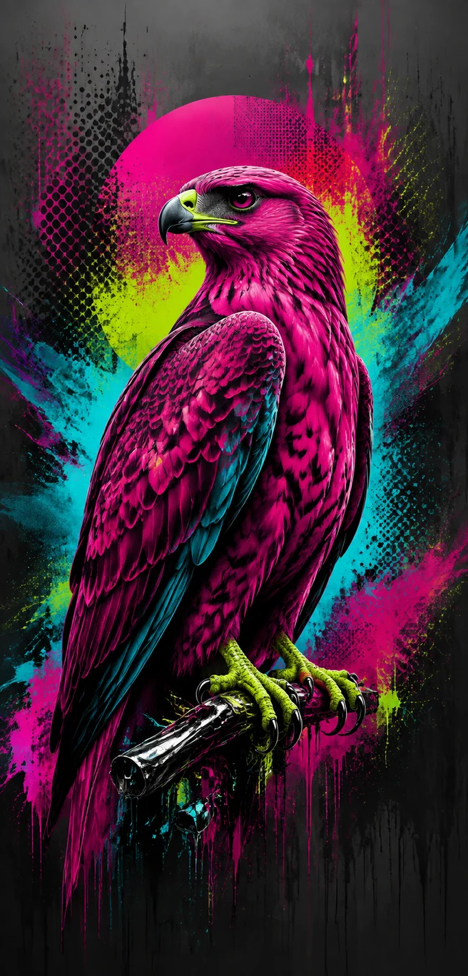 Halcón magenta