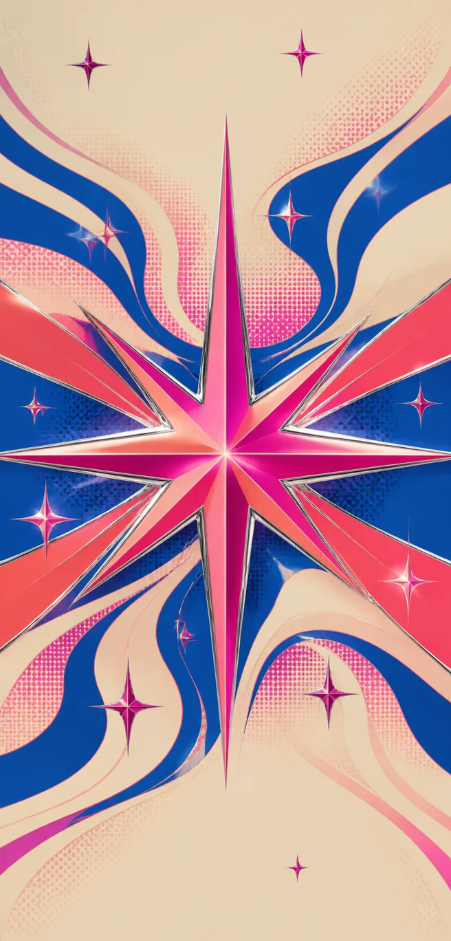 Magenta Starburst