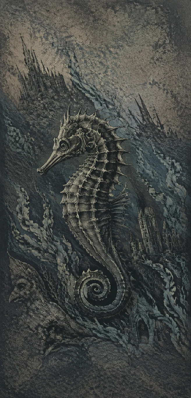 Caballito de mar sombrío