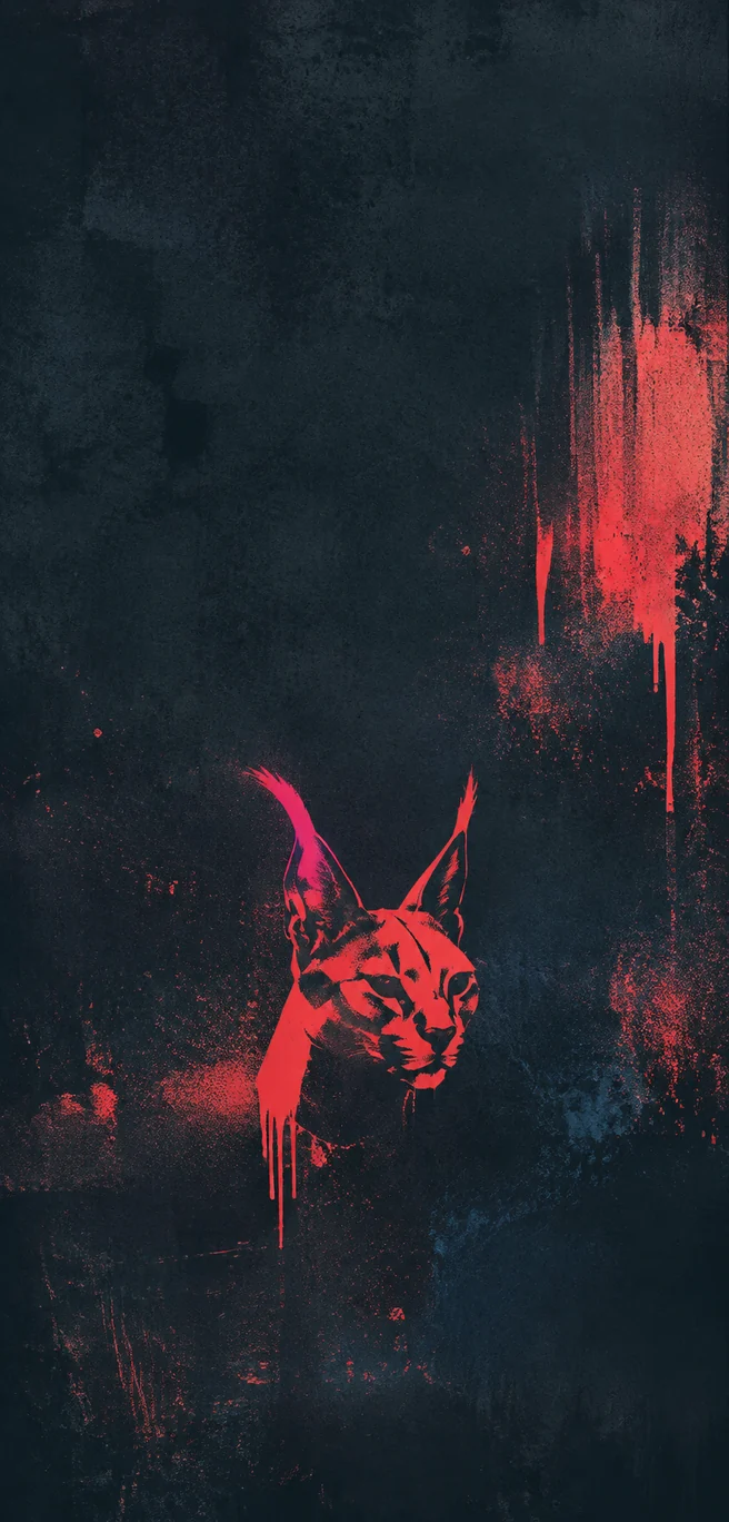 Caracal de neón