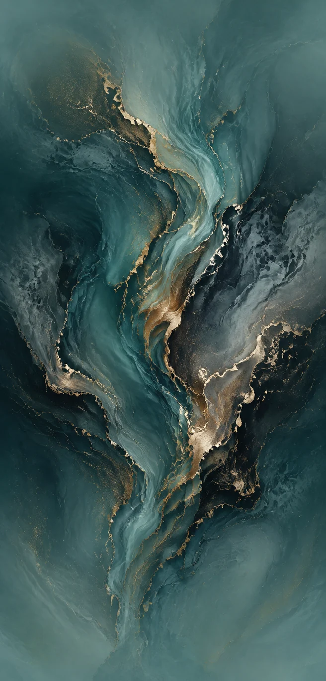 Seda azul petróleo